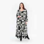 AKH Fashion Kleid 6984 Susan, Schwarz/Ecru
