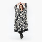 AKH Fashion Kleid 6984 Susan, Schwarz/Ecru
