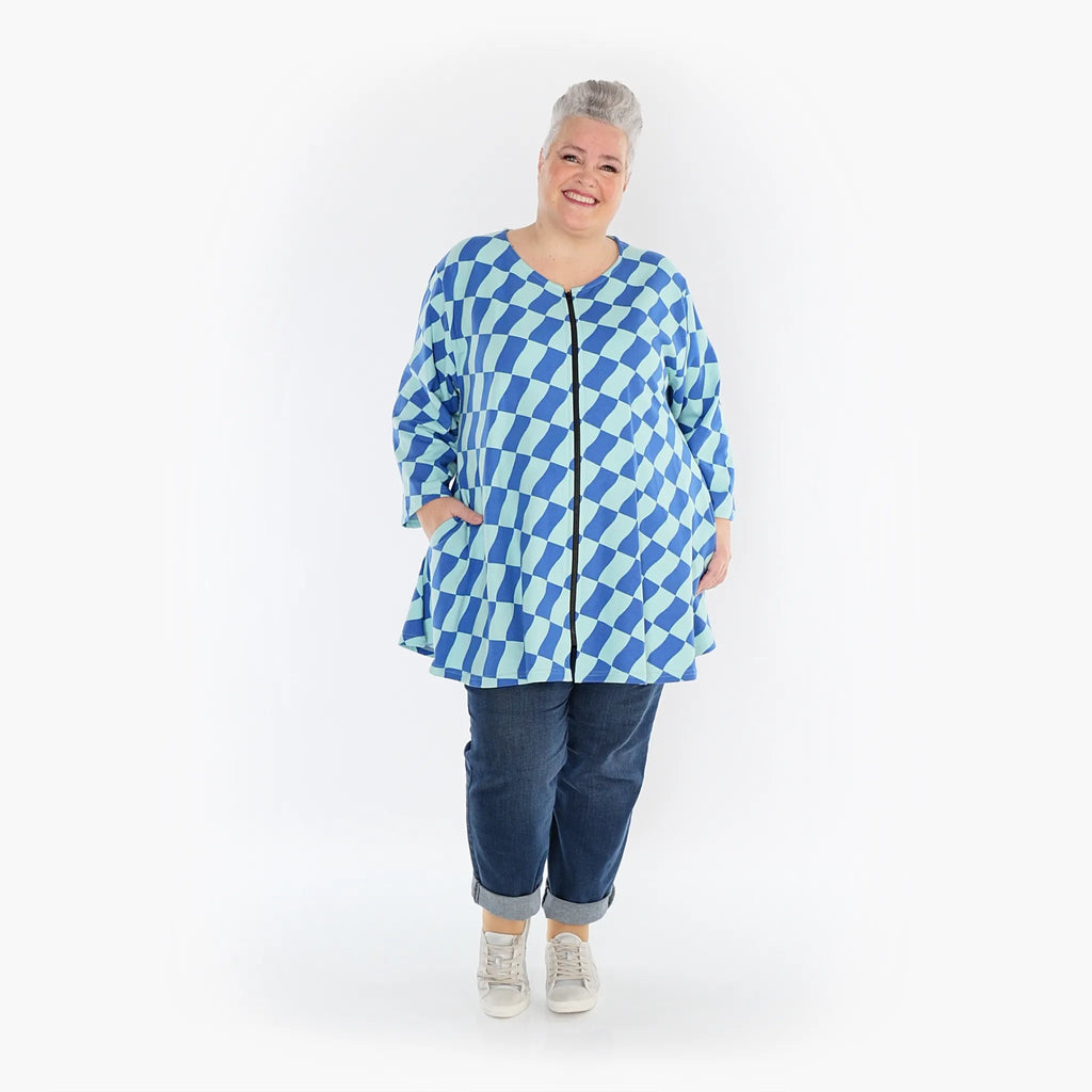AKH Fashion Jacke 1892J Anita, Türkis/Blau