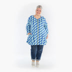 AKH Fashion Jacke 1892J Anita, Türkis/Blau