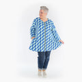 AKH Fashion Jacke 1892J Anita, Türkis/Blau