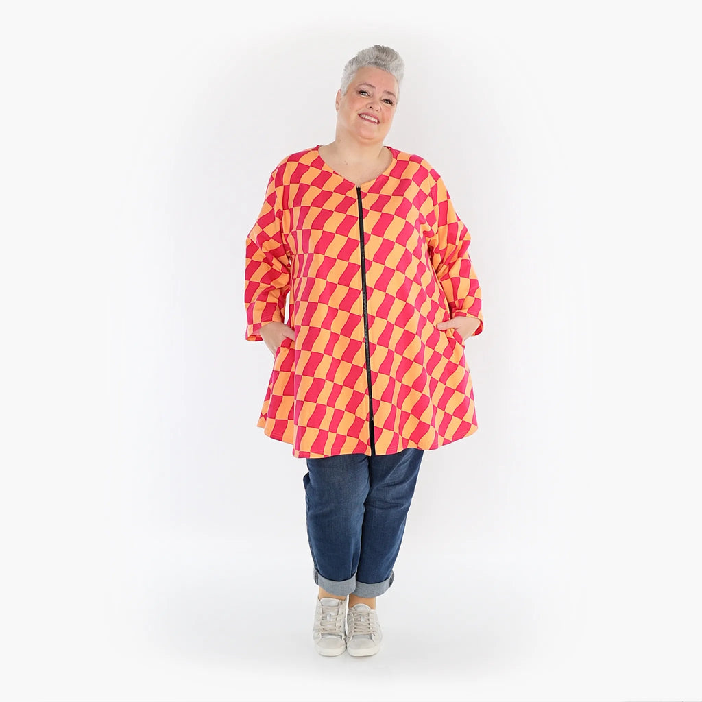 AKH Fashion Jacke 1892J Anita, Koralle/Fuchsia