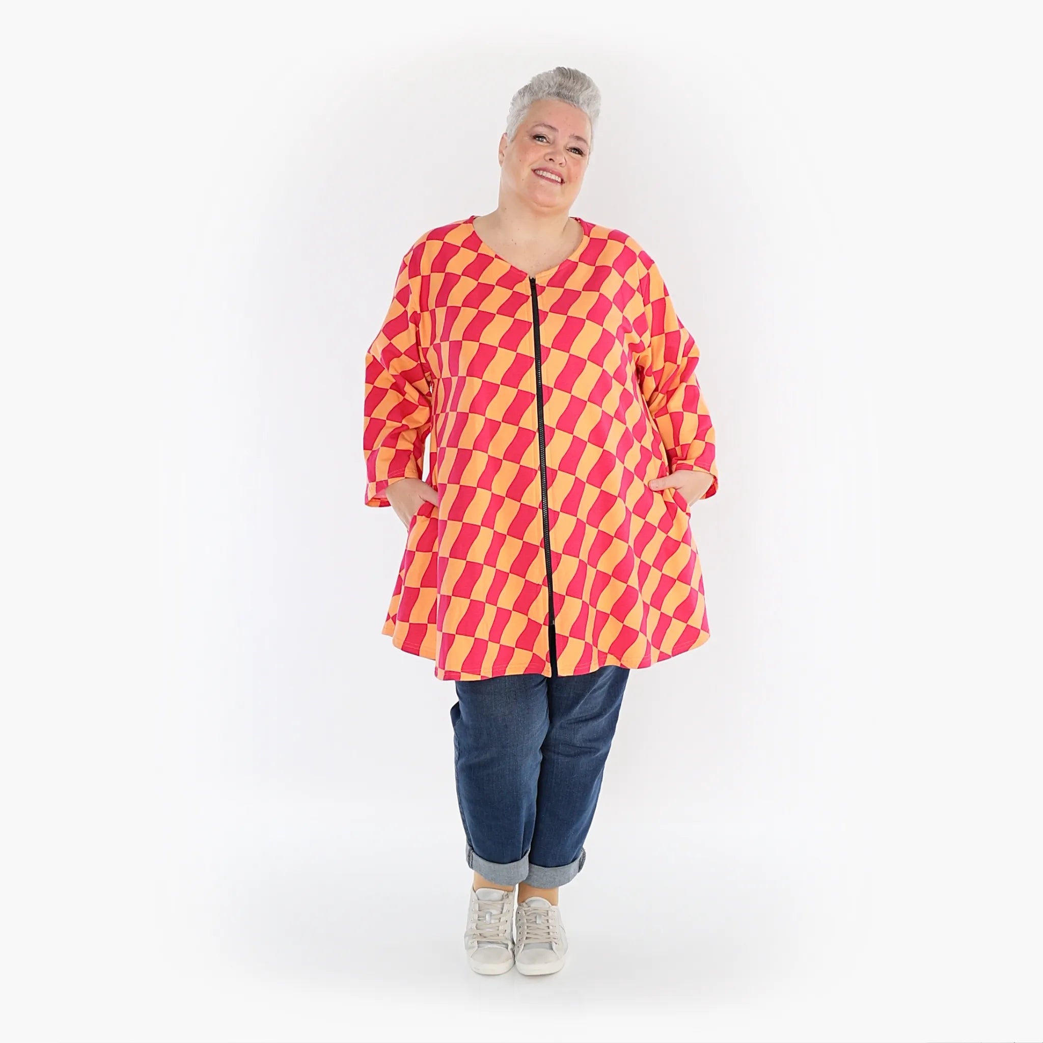 AKH Fashion Jacke 1892J Anita, Koralle/Fuchsia