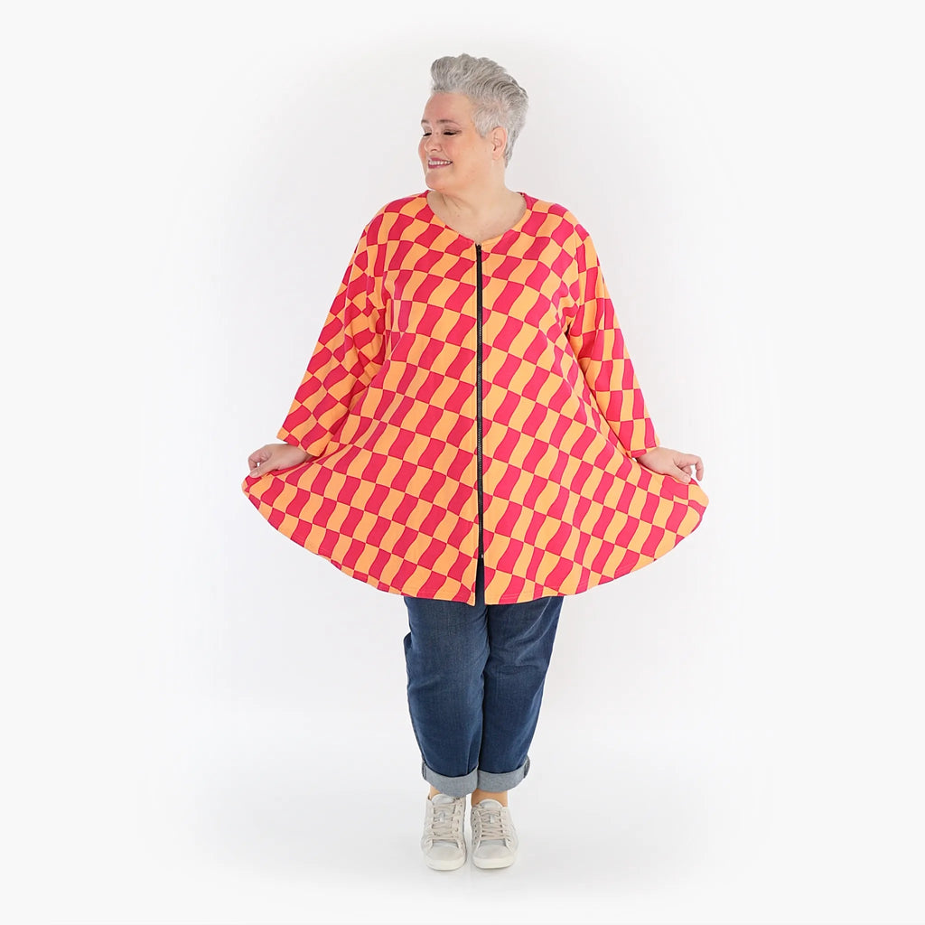AKH Fashion Jacke 1892J Anita, Koralle/Fuchsia