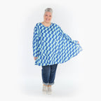 AKH Fashion Shirt 6708 Anita, Türkis/Blau