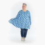 AKH Fashion Shirt 6708 Anita, Türkis/Blau
