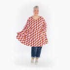 AKH Fashion Shirt 6708 Anita, Pink/Cognac
