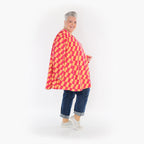 AKH 6708 Big Shirt, Coral-Fuchsia