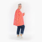 Chemise AKH 6987, corail-fuchsia