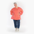 Chemise AKH 6987, corail-fuchsia