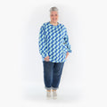 AKH Fashion Shirt 6987 Anita, Türkis/Blau