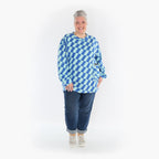AKH Fashion Shirt 6987 Anita, Türkis/Blau