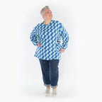 AKH Fashion Shirt 6987 Anita, Türkis/Blau