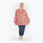 AKH Fashion Shirt 6987 Anita, Pink/Cognac