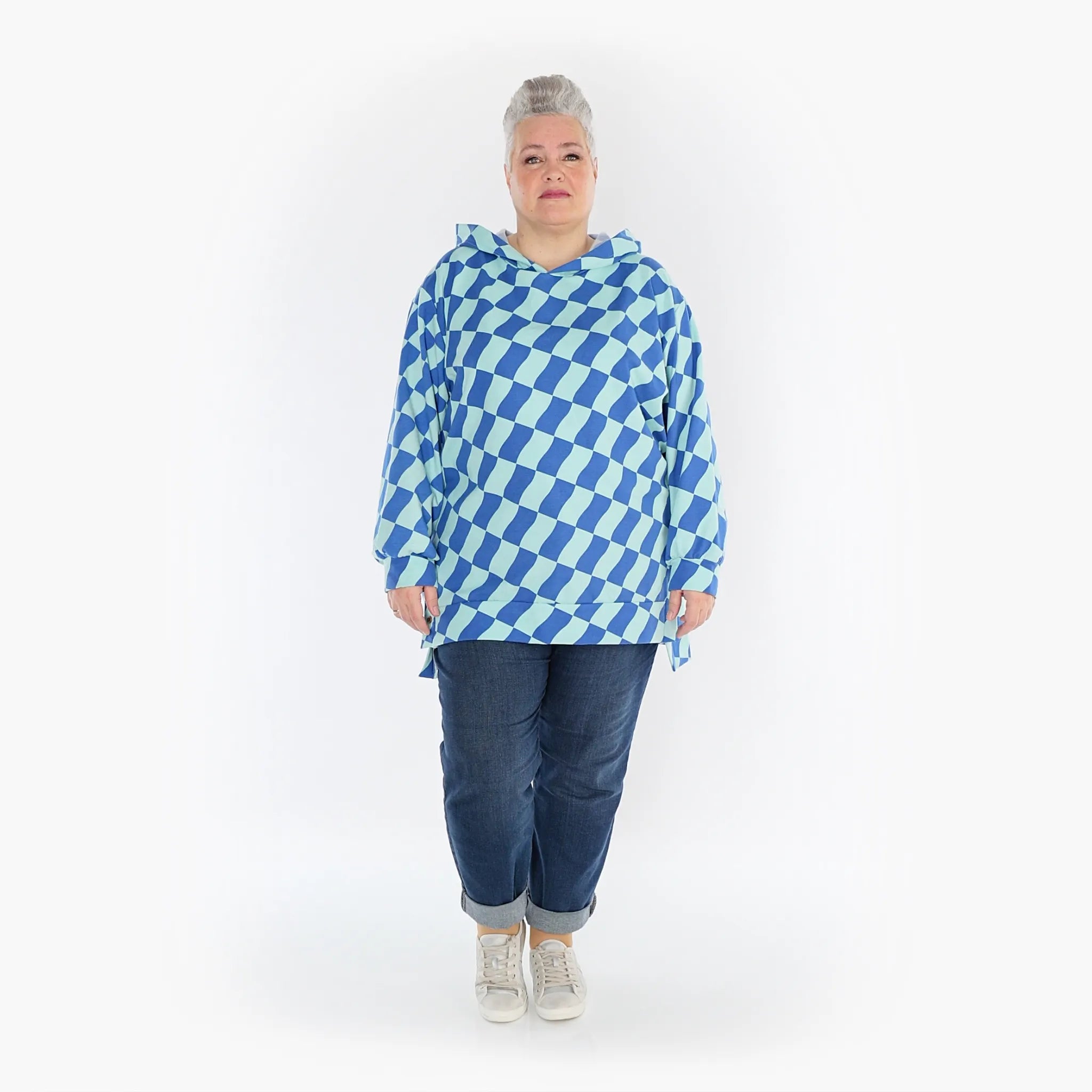 AKH Fashion Shirt 6988 Anita, Türkis/Blau