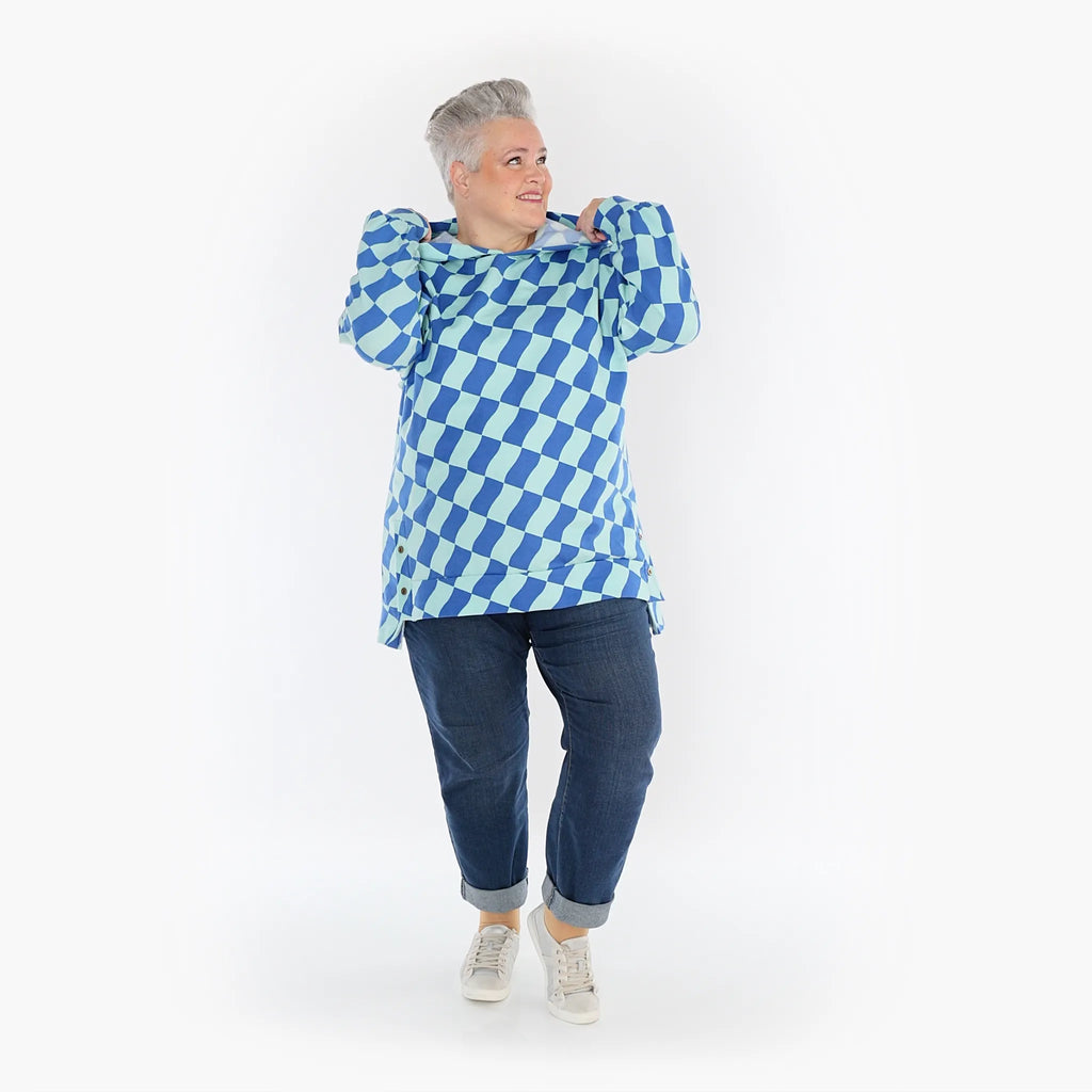 AKH Fashion Shirt 6988 Anita, Türkis/Blau