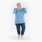 AKH Fashion Shirt 6988 Anita, Türkis/Blau