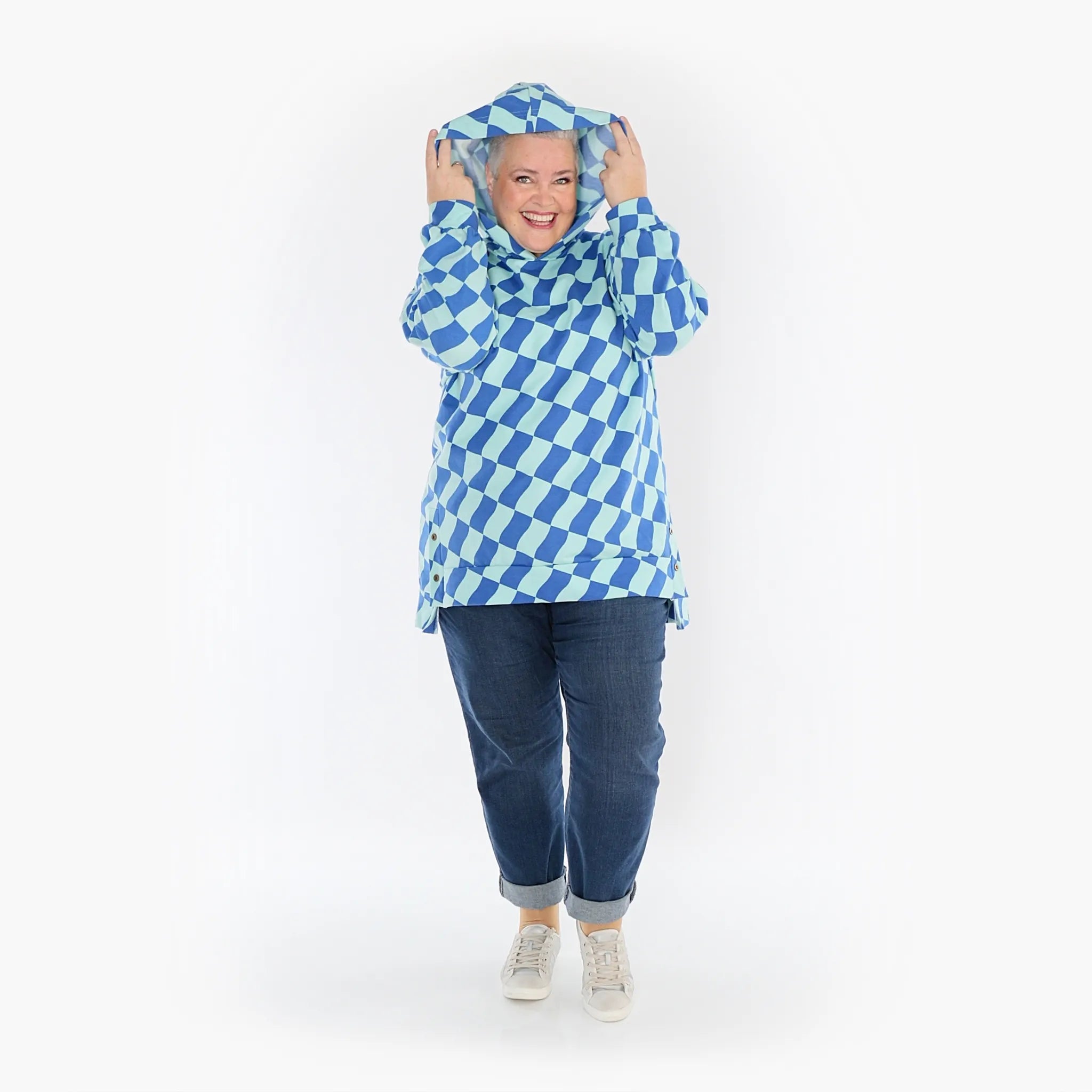 AKH Fashion Shirt 6988 Anita, Türkis/Blau