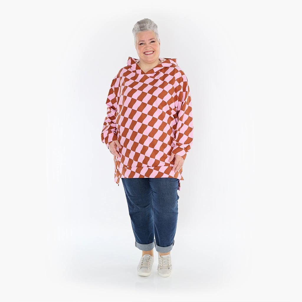AKH 6988 Big Shirt, pink cognac
