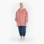 AKH 6988 Big Shirt, pink cognac