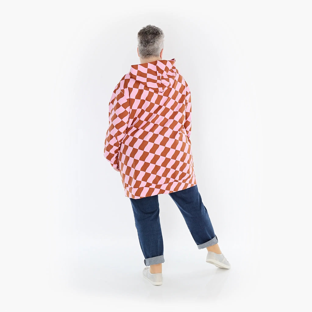 AKH 6988 Big Shirt, pink cognac