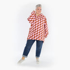 AKH 6988 Big Shirt, pink cognac