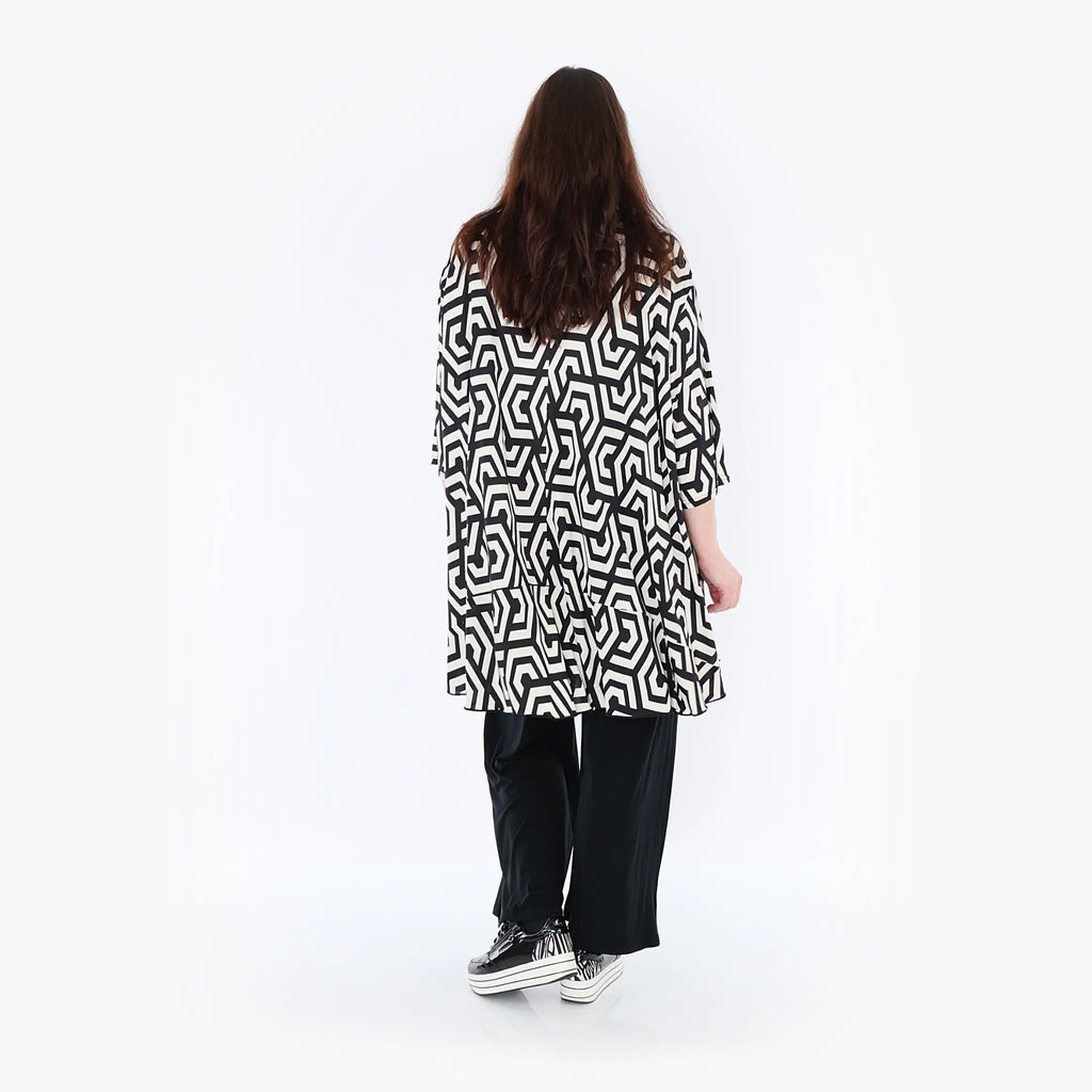 AKH Fashion Shirt 592 Alure, Schwarz/Ecru