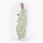 Chemise grande taille AKH 7013, vert pomme