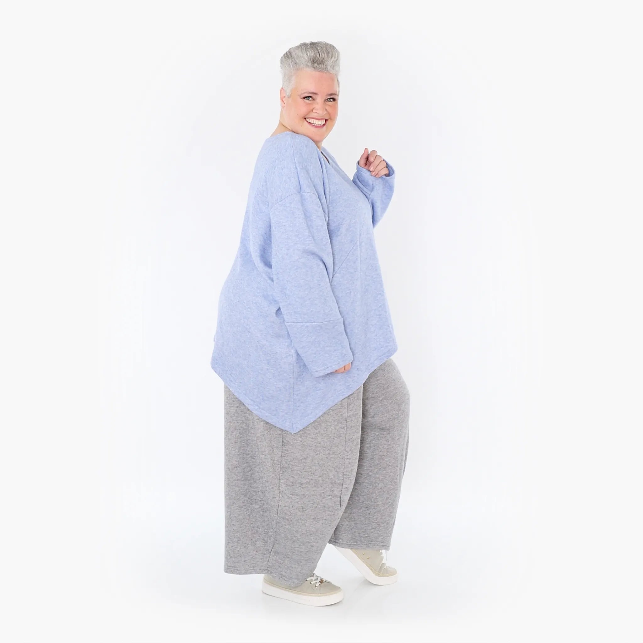 AKH 7013 Big Shirt, Light Blue