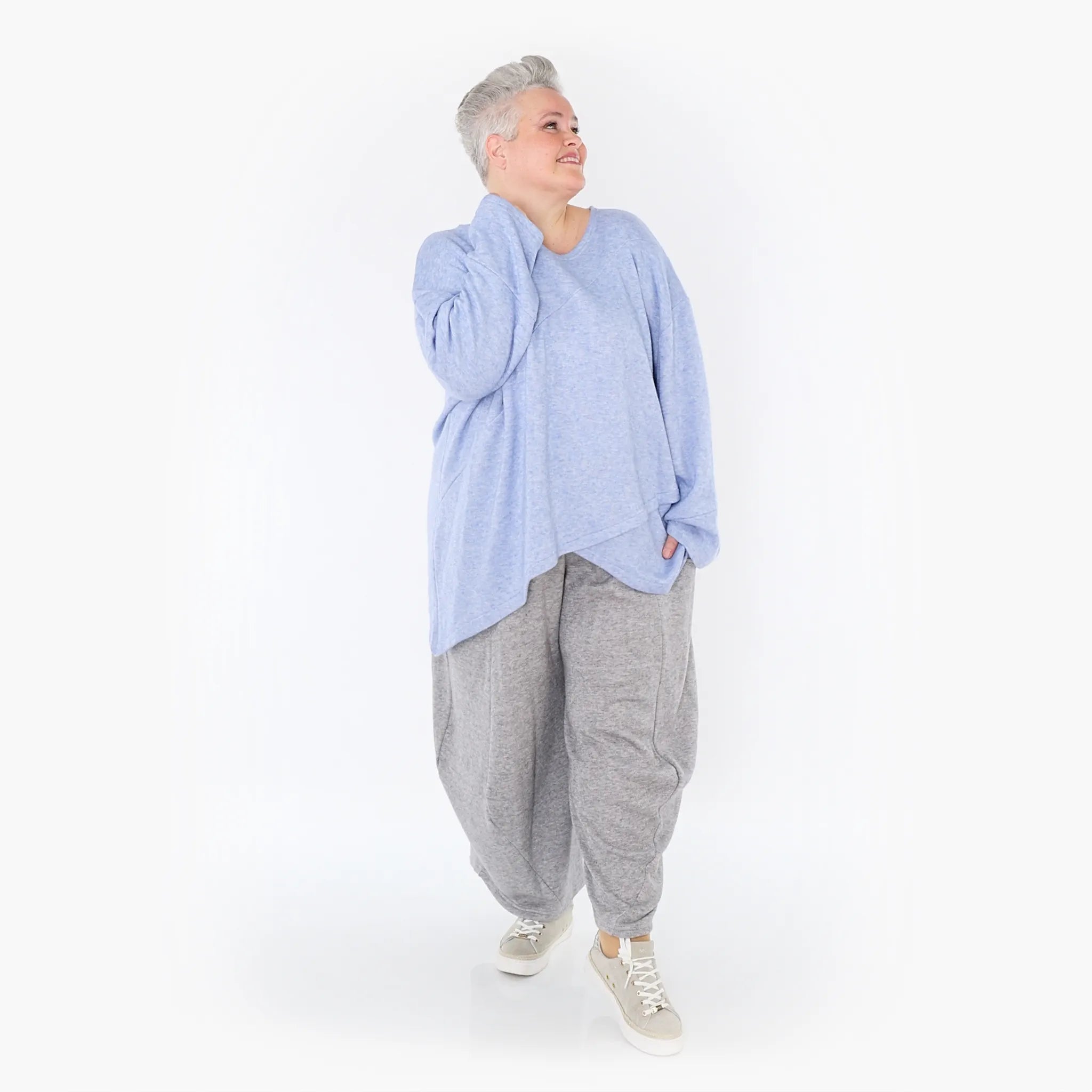 AKH 7013 Big Shirt, Light Blue