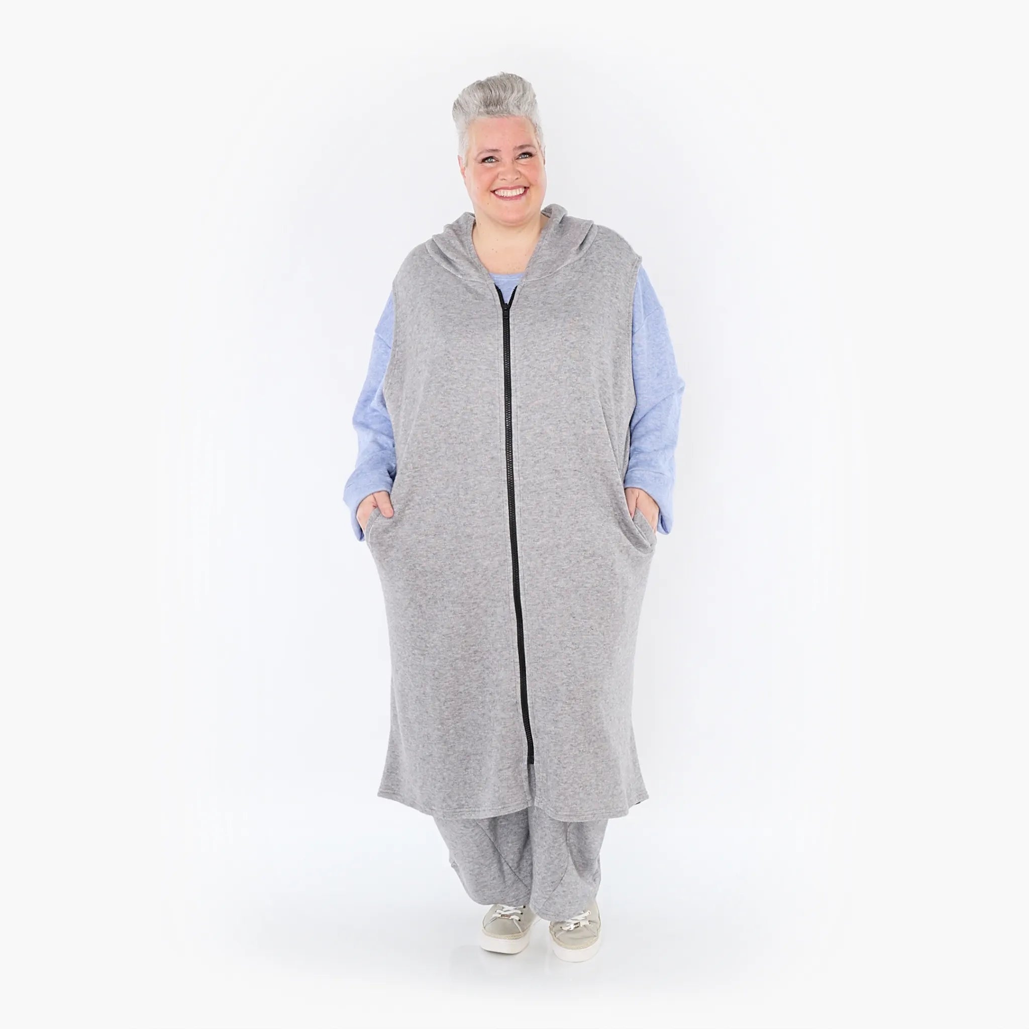 AKH Fashion Weste 6879 SoftEmbrace, Hellgrau