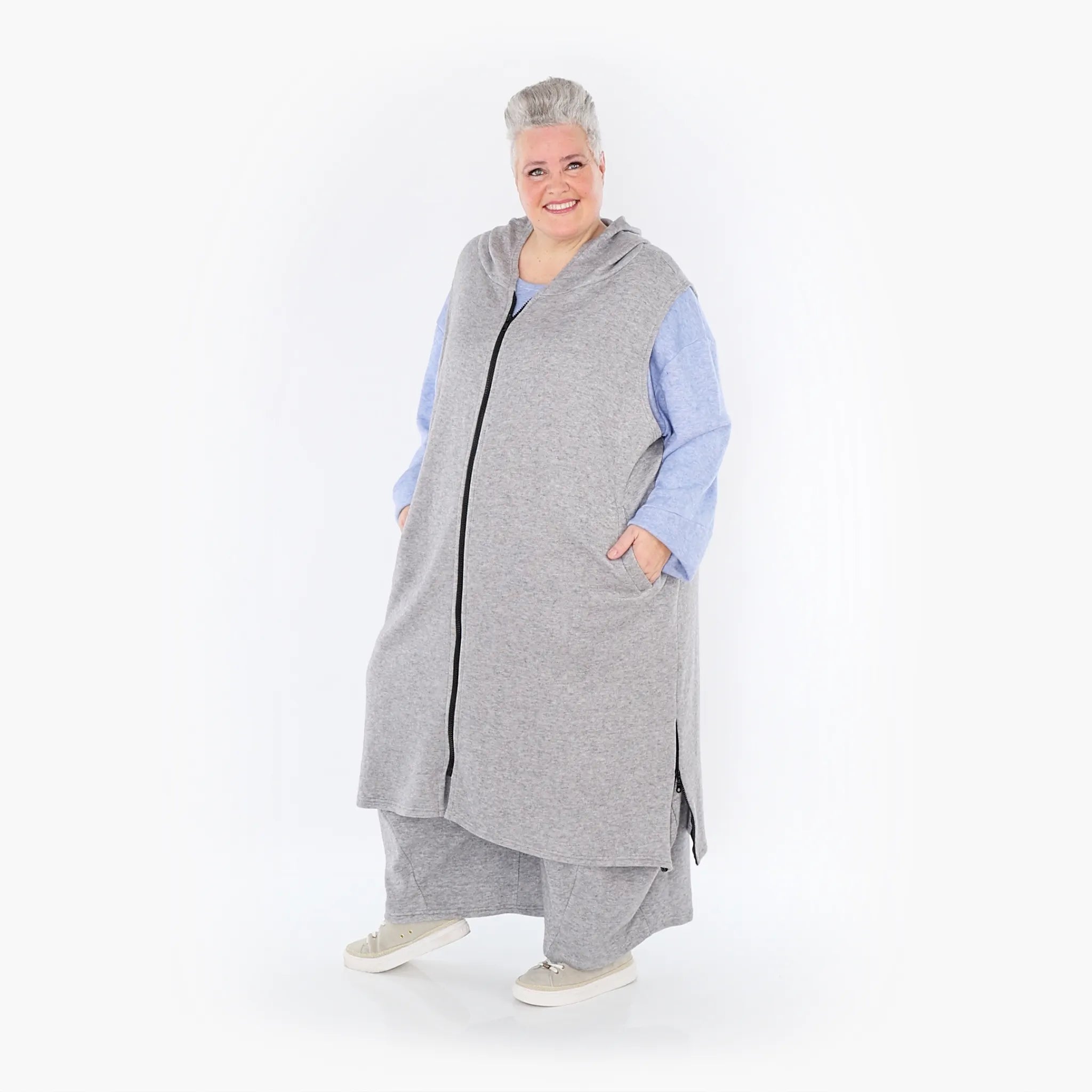 AKH Fashion Weste 6879 SoftEmbrace, Hellgrau