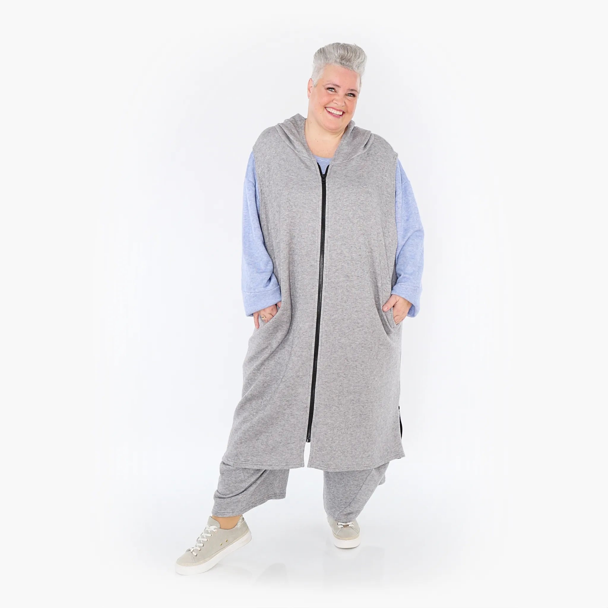AKH Fashion Weste 6879 SoftEmbrace, Hellgrau
