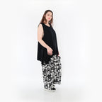 AKH Fashion Hose 6720 Ariah, Schwarz/Weiß