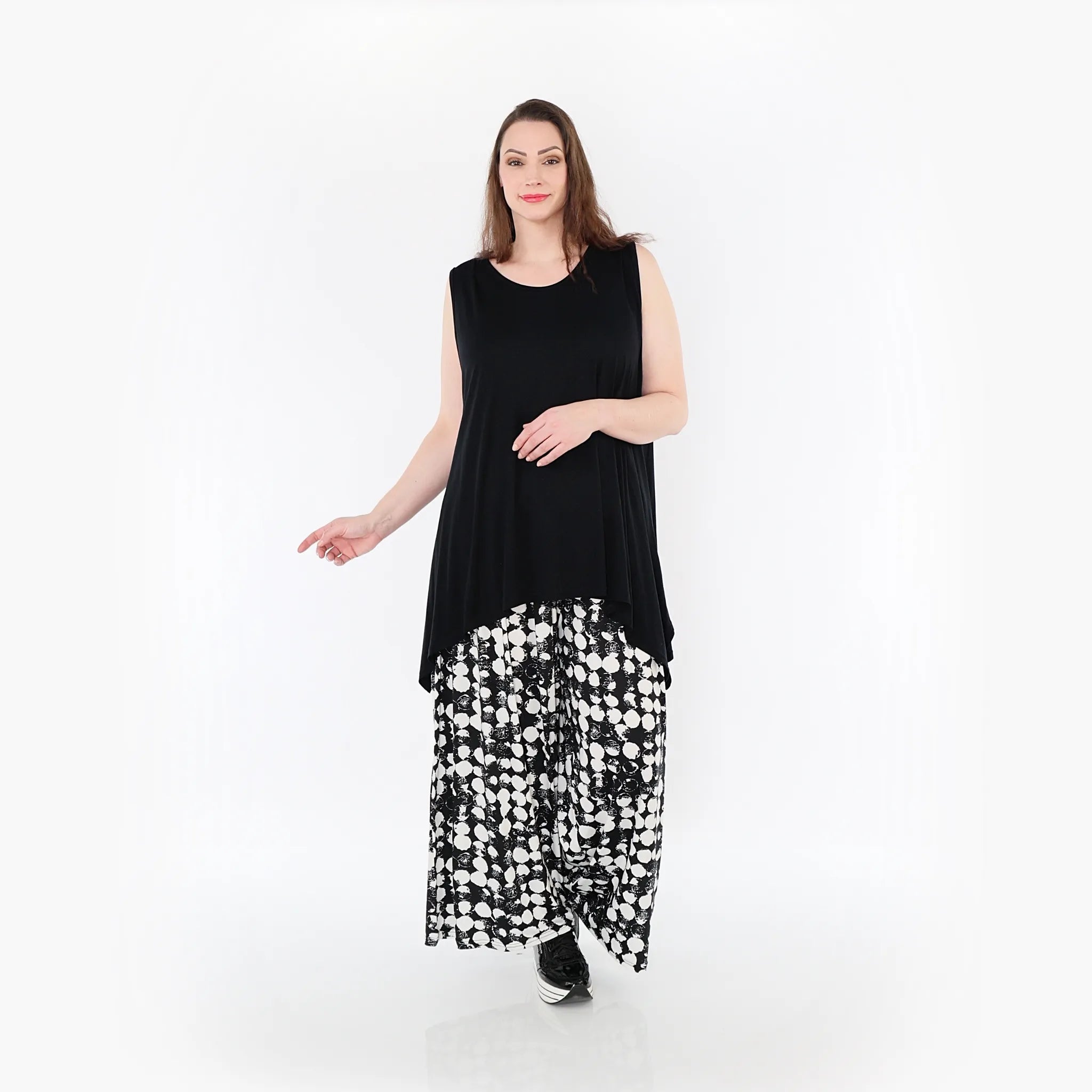 AKH Fashion Hose 6720 Ariah, Schwarz/Weiß