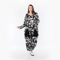AKH Fashion Jacke 7027 Tamia, Schwarz/Weiß