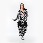 AKH Fashion Jacke 7027 Tamia, Schwarz/Weiß