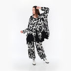 AKH Fashion Jacke 7027 Tamia, Schwarz/Weiß