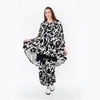 AKH Fashion Shirt 7028 Tamia, Schwarz/Weiß