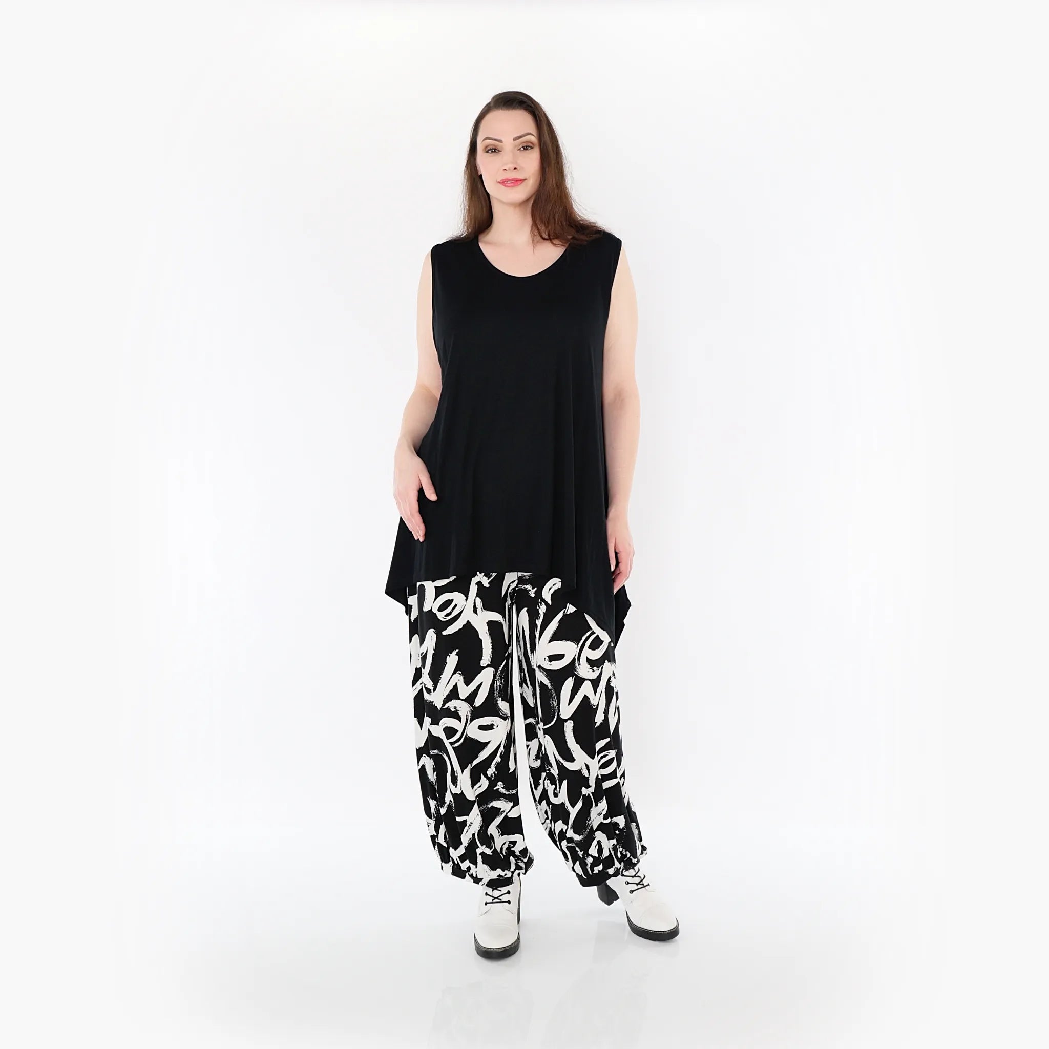 AKH Fashion Hose 8067 Tamia, Schwarz/Weiß