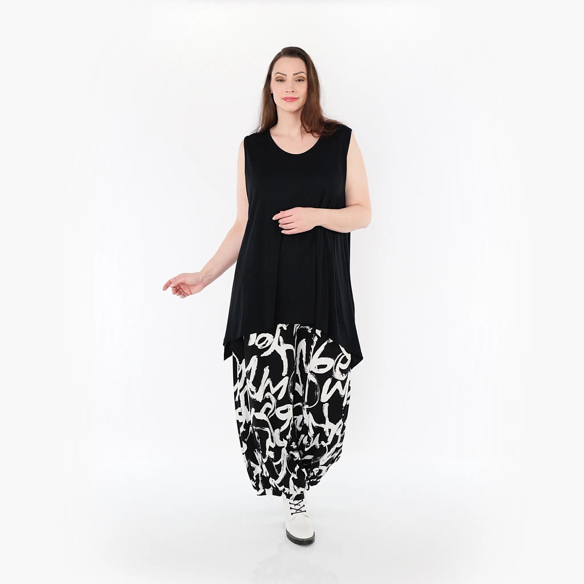 AKH Fashion Hose 8067 Tamia, Schwarz/Weiß