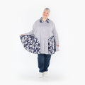 AKH Fashion Bluse 6795 Claire, Weiß/Blau