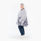AKH Fashion Bluse 6795 Claire, Weiß/Blau