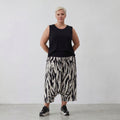 AKH Fashion Hose 6944 Donna, Weiß/Schwarz