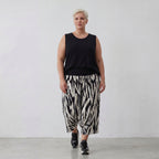 AKH Fashion Hose 6944 Donna, Weiß/Schwarz