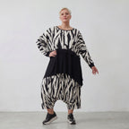 AKH Fashion Überwurf 7011 Donna, Weiß/Schwarz