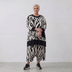 AKH 7021 Big Shirt, White-Black