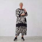 AKH 7021 Big Shirt, White-Black