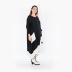 AKH 7024 Dress, Black and White