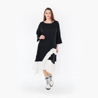 AKH 7024 Dress, Black and White